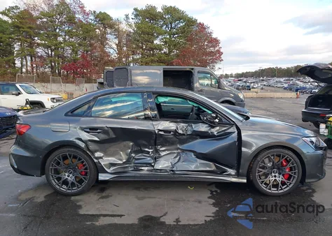 2025 Audi Rs 3 Tfsi Quattro S Tronic z USA, uszkodzony, nr VIN WUAGWDGY0SA909971